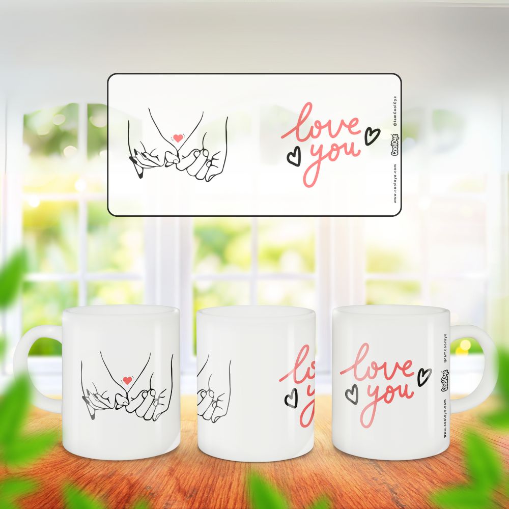 001 - Love You Coffee - Coffee Mug