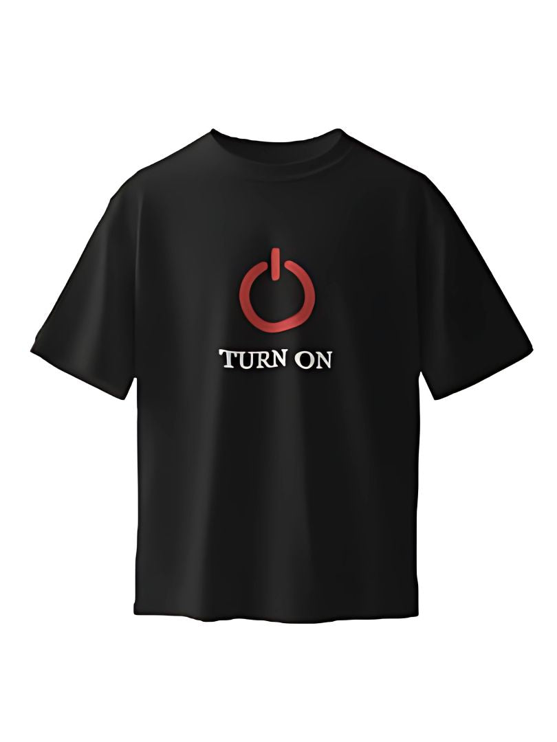 Turn On | Half Sleeve T-Shirt | 001TS