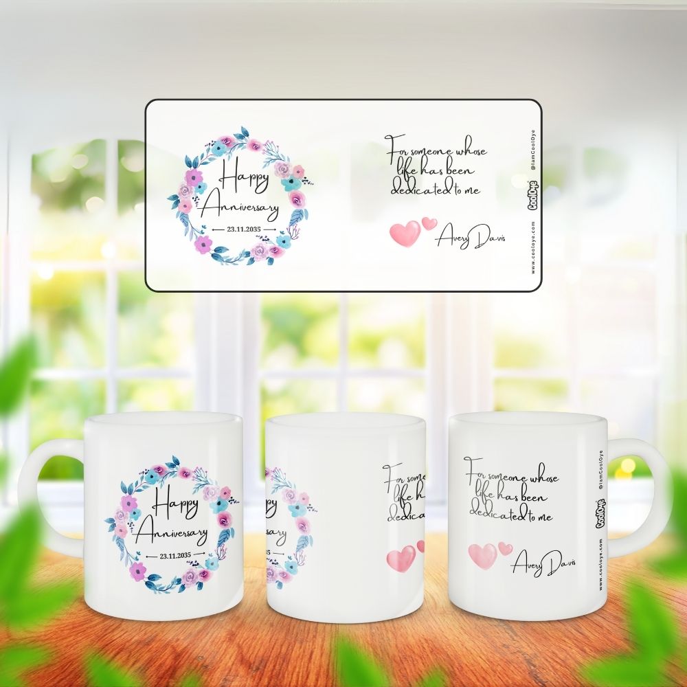 002 - Happy Anniversary - Coffee Mug
