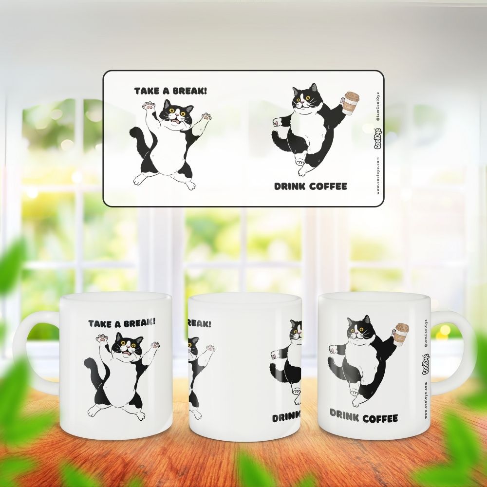 003 - Take a Break Drink Coffee - Coffee Mug