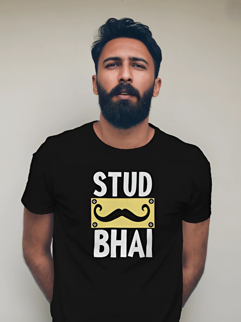 Stud Bhai | Half Sleeve T-Shirt | 005TS