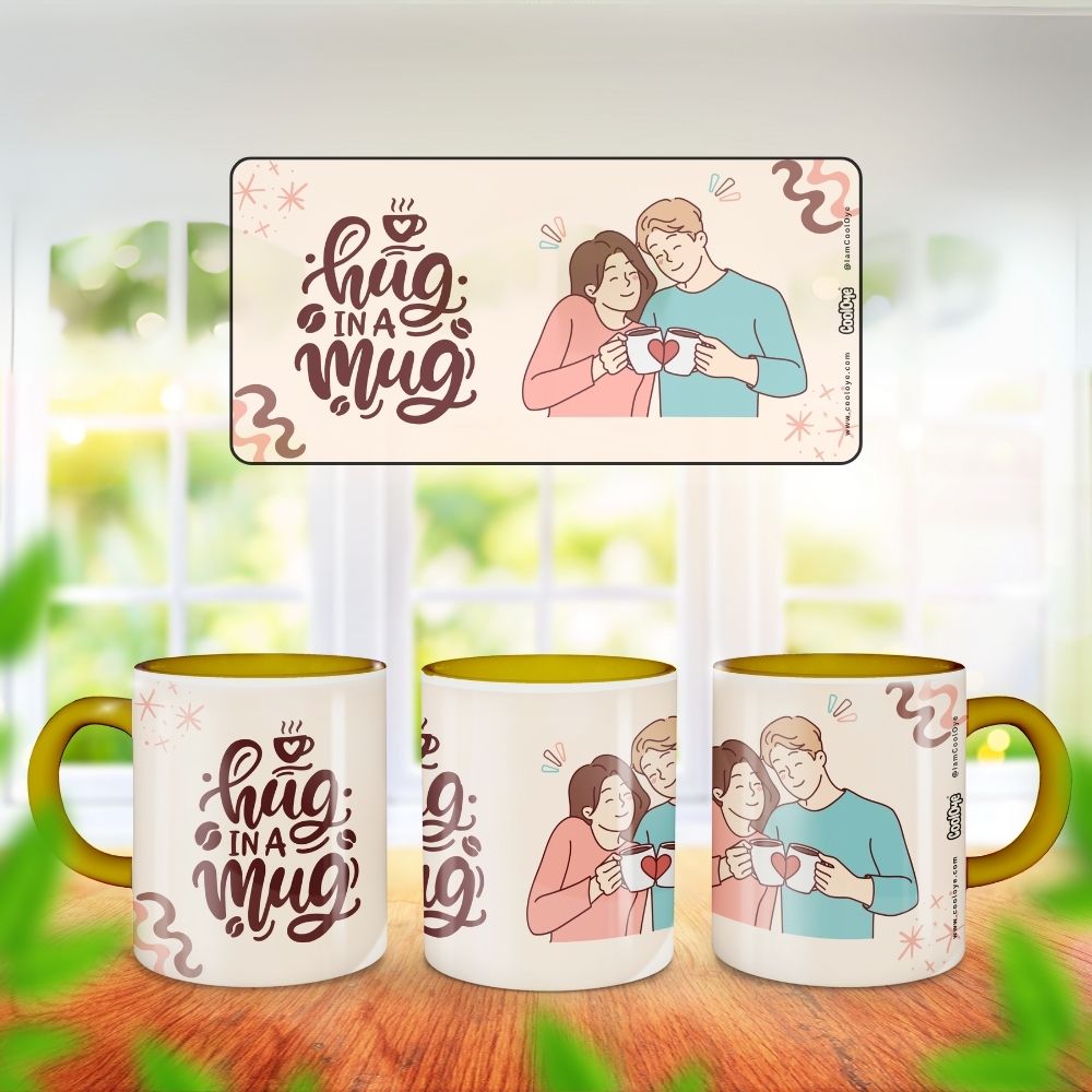 008 - Hug in a Mug - Coffee Mug