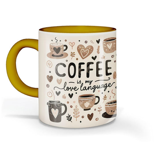 007 - Coffee is my Love Language - Coffee Mug