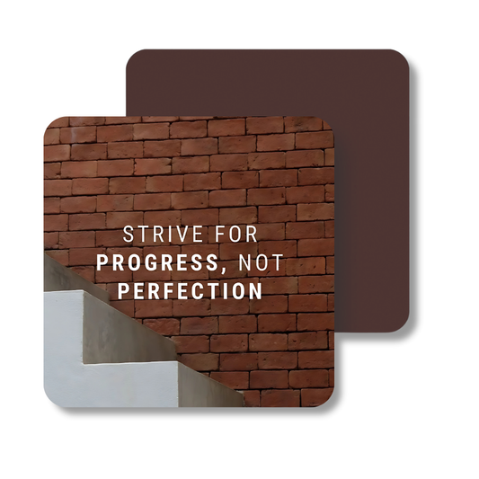 Strive for progress not perfection | Fridge Magnet | 045FM