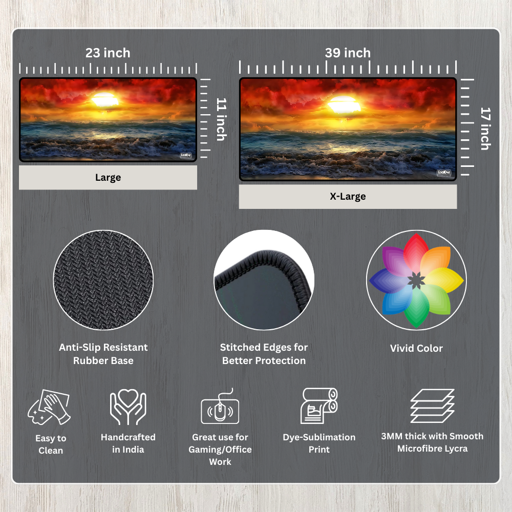 Sunset | Desk Mat | 093DM